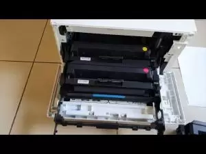 📢 للبيع طابعة ملونة ليزر احترافية HP 🔥 🖨️ HP Color LaserJet Pro MFP M477fnw