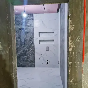 خلفه سيراميك و بورسلين الواح كاشي ومرمر درج شغل درجه اولى
