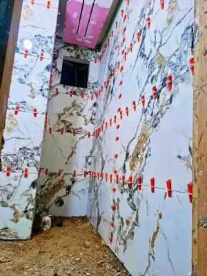 خلفه سيراميك و بورسلين الواح كاشي ومرمر درج شغل درجه اولى