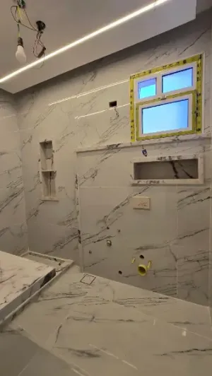 خلفه سيراميك و بورسلين الواح كاشي ومرمر درج شغل درجه اولى